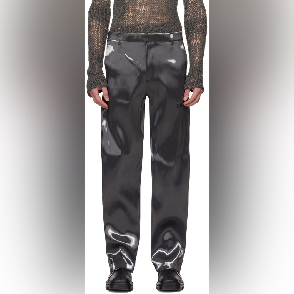 Heliot Emil Liquid Metal Trousers